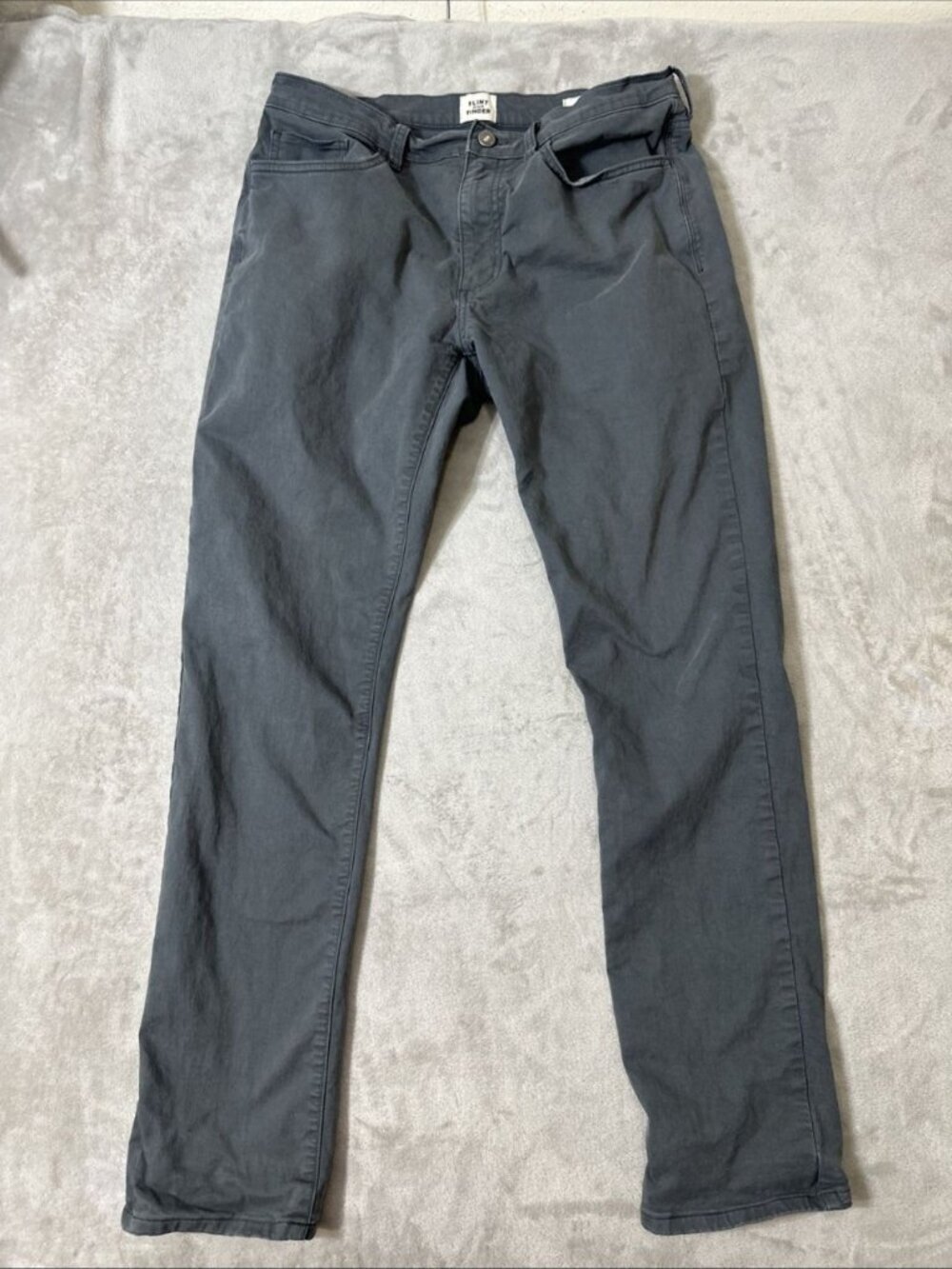Flint And Tinder slim fit pants gray men’s 32x32